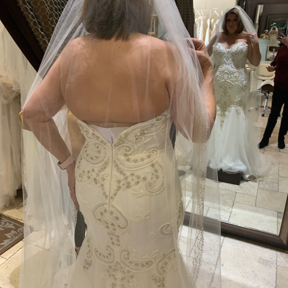 NWT Christiano Lucci Wedding Dress - Picture 11 of 11